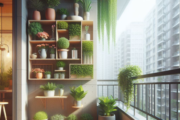 Espaços Pequenos, Grandes Jardins: Ideias Criativas de Jardinagem Vertical para Apartamentos