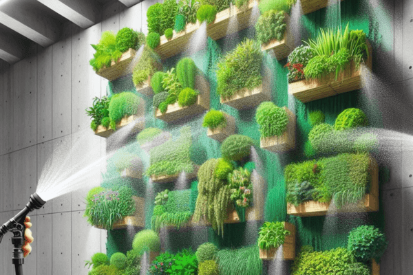 Comparação de Sistemas de irrigação Gotejamento ou Aspersão: Como Escolher o Mais Adequado Para o Seu Jardim Vertical