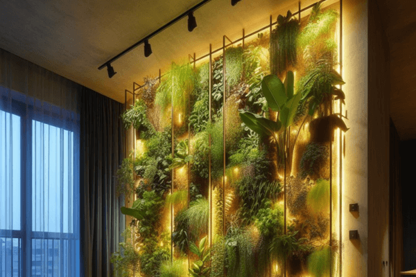  Otimizando a Iluminação do seu jardim Vertical: Aprenda a Simular a Luz Solar Para as Plantas no Interior de Seu Apartamento.