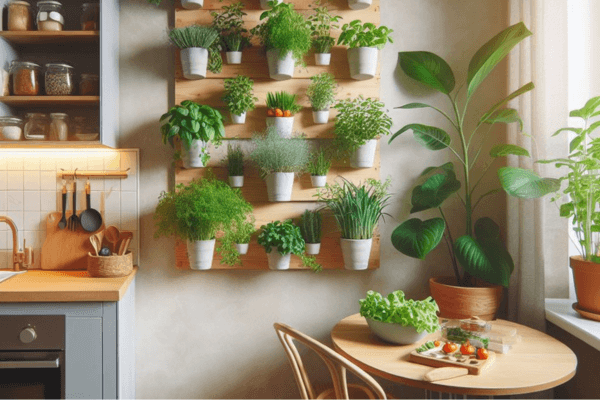 Porque um Jardim Vertical na Cozinha? Saiba Quais as Plantas e Ervas Comestíveis Se Adaptam Melhor a Esse Ambiente.